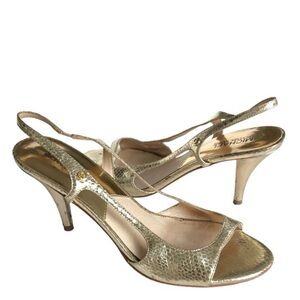 Michael Kors Gold Sandals